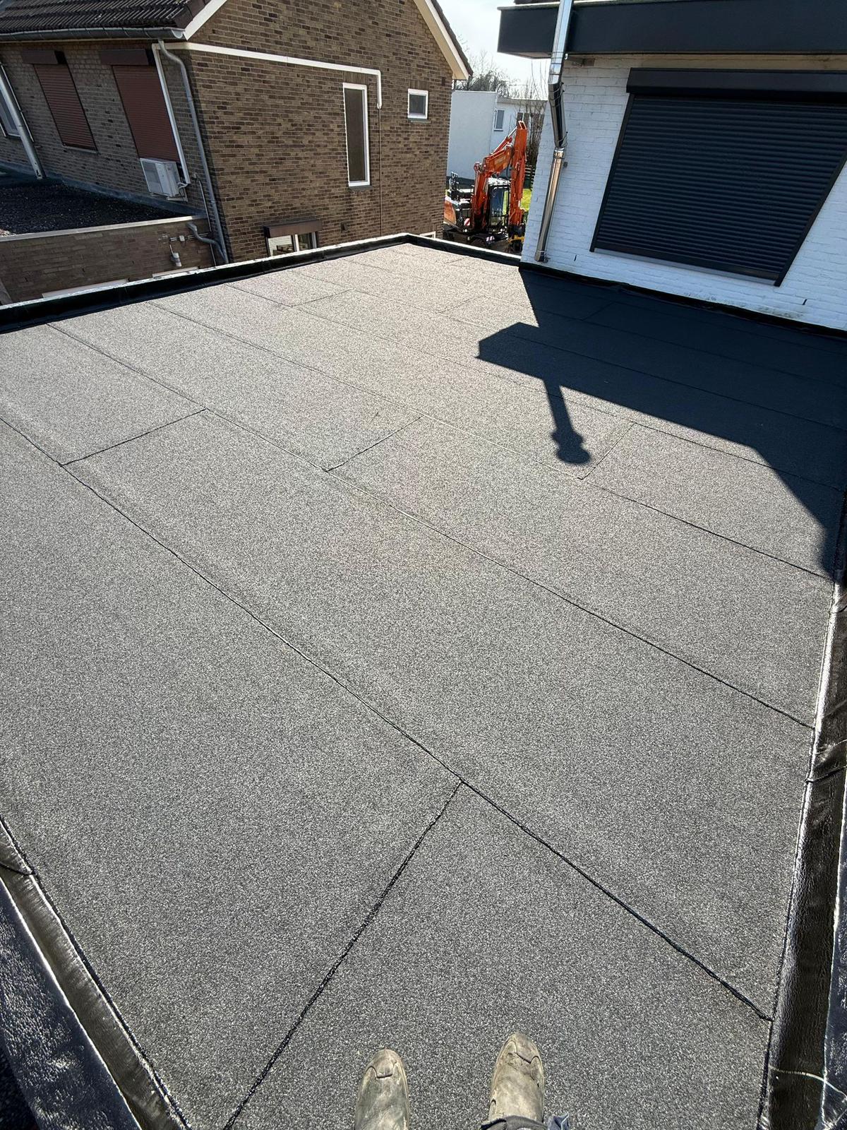 Groot plat dak